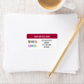 Aangepaste Logo - Adres Aangepaste labels (Insitu)