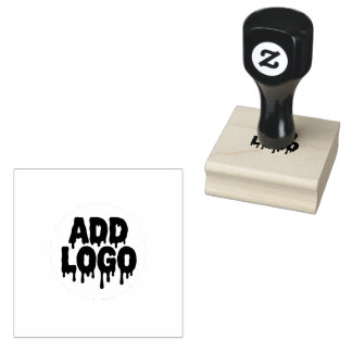 Aangepaste logo-afbeelding  rubberstempel