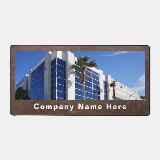 Aangepaste Logo | Afbeelding | tekstverwerkingsbed Bureaumat (Voorkant)