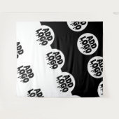 Aangepaste logo-afbeelding  wandkleed (Voorkant (horizontaal))