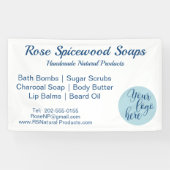 Aangepaste logo ambachtelijke beursstandaard spandoek (Horizontaal)