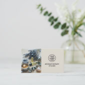 Aangepaste Logo Aromatherapy Spa Professioneel Visitekaartje (Staand voorkant)