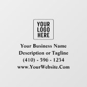 Aangepaste logo auto bedrijfsreclame marketing raamsticker (Vel)