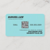 🚨 Aangepaste Logo Auto Detailer Visitekaartje (Achterkant)