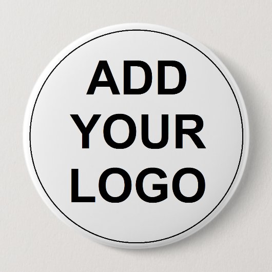 Aangepaste Logo-badge Ronde Button 4,0 Cm (Voorkant)