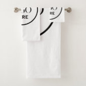 Aangepaste Logo badhanddoekset Bad Handdoek (Insitu)