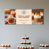 Aangepaste Logo Bakkerij Cupcake Pastry Chef Busin Spandoek