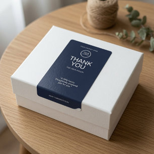 Aangepaste logo bedanklabels voor verzending   etiket