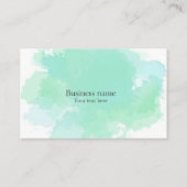 Aangepaste logo bedankt voor je aankoop visitekaartje (Achterkant)