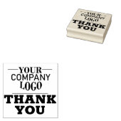 Aangepaste Logo Bedankt voor uw bedrijf of bedrijf Rubberstempel (Gestempeld)