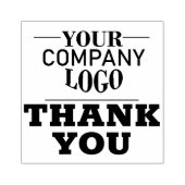 Aangepaste Logo Bedankt voor uw bedrijf of bedrijf Rubberstempel (Afrduk)