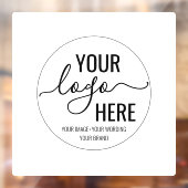 Aangepaste Logo Bedrijf Corporate Store Glas Raamsticker (Vel 2)