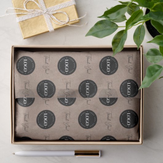 Aangepaste Logo bedrijf Hartelijk dank Tissuepapier (Geschenk)