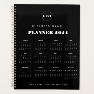 Aangepaste Logo Bedrijfsnaam Kalender 2024 Planner