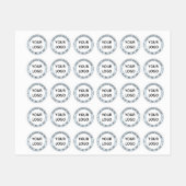 Aangepaste Logo bedrijfsnaam Telefooninfo Stempell Labels (Vel)