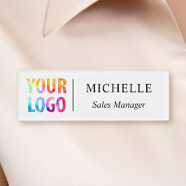 Aangepaste Logo Bedrijfspersoneel Naam Naambadge