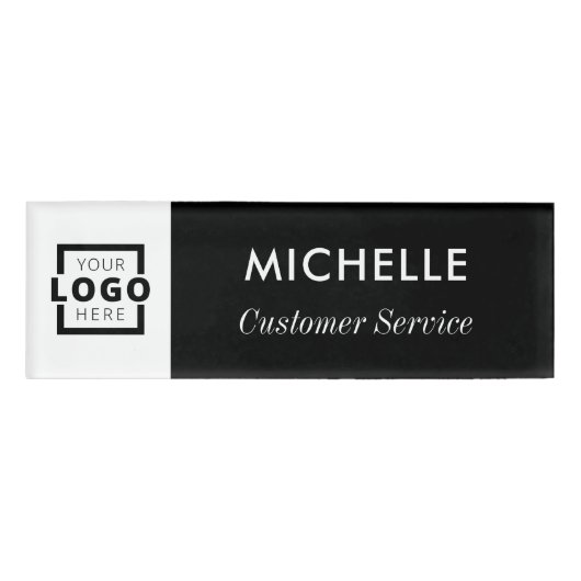 Aangepaste Logo Bedrijfspersoneel Naam Naambadge (Voorkant)