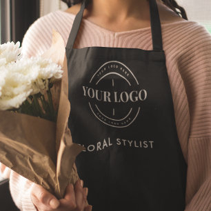 Aangepaste Logo Bedrijfspositietekst gemarkeerd Schort