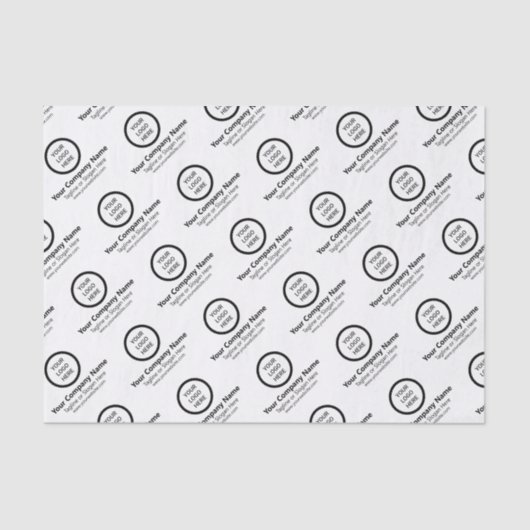 Aangepaste Logo bedrijfspromotietoestel Tissuepapier (Voorkant)