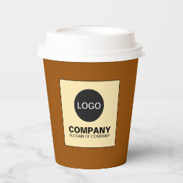 Aangepaste Logo-bekers | Branded koffiekopjes met  Papieren Bekers