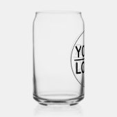 Aangepaste logo blikvorm glas (Rechts)