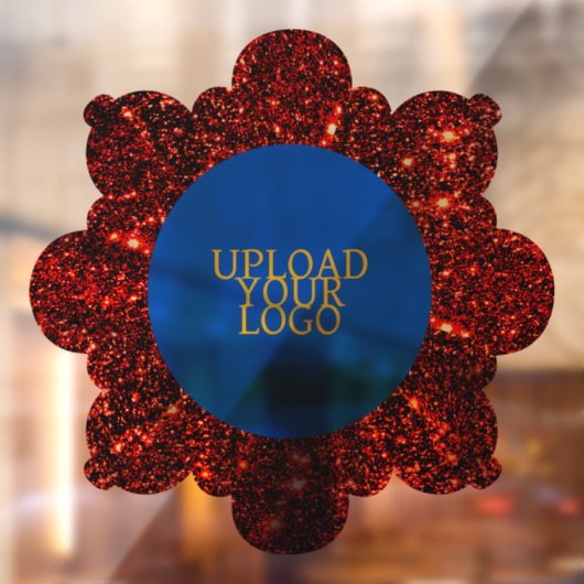 Aangepaste Logo Bloemen Raamsticker (Vel 2)