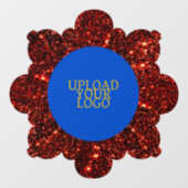 Aangepaste Logo Bloemen Raamsticker (Vel)