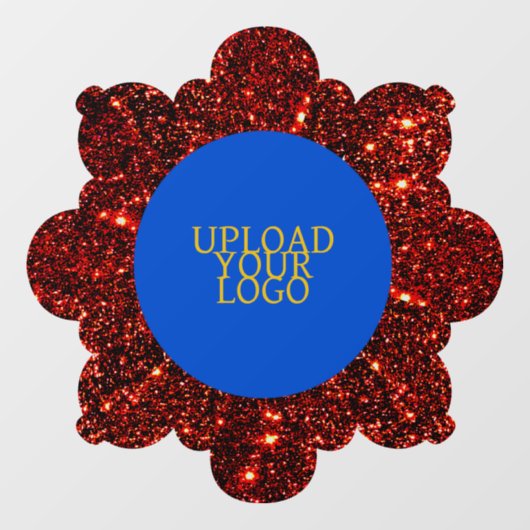 Aangepaste Logo Bloemen Raamsticker (Vel)