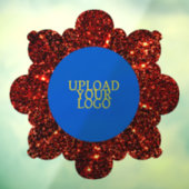 Aangepaste Logo Bloemen Raamsticker (Vel 3)