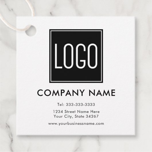 Aangepaste Logo Boutique Retail Prijs Bedankjes Labels (Voorkant)