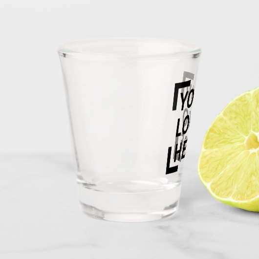 Aangepaste Logo-bril Shot Glas (Links)