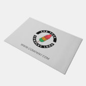 Aangepaste Logo Business Brand Swag toevoegen Deurmat (Schuin)