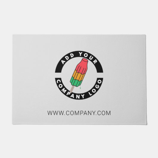 Aangepaste Logo Business Brand Swag toevoegen Deurmat (Voorkant)