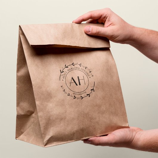 Aangepaste Logo Business Branding Bags en Logo voo Rubberstempel