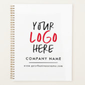 Aangepaste Logo Business Branding gepersonaliseerd Planner (Voorkant)