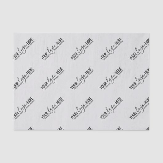 Aangepaste Logo Business Company Packaging Light G Tissuepapier (Voorkant)