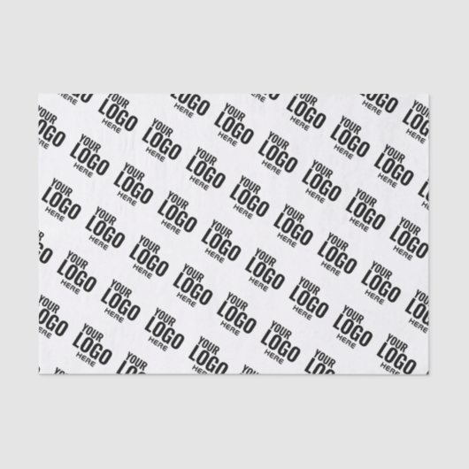 Aangepaste Logo Business Company Packaging-tapeban Tissuepapier (Voorkant)