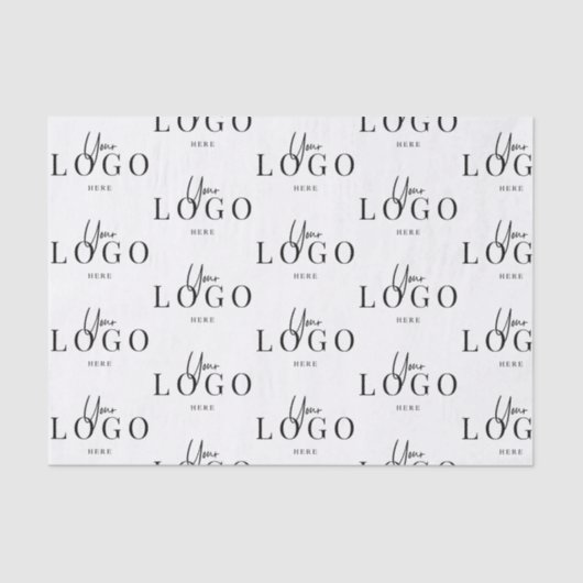 Aangepaste Logo Business Company Packaging-tapeban Tissuepapier (Voorkant)