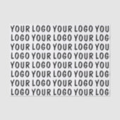 Aangepaste Logo Business Company Packaging-tapeban Tissuepapier (Voorkant)