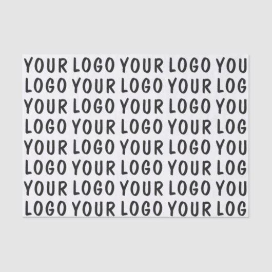 Aangepaste Logo Business Company Packaging-tapeban Tissuepapier (Voorkant)