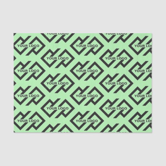 Aangepaste Logo Business Company Packaging-tapeban Tissuepapier (Voorkant)