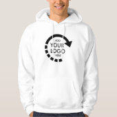 Aangepaste Logo Business Company Personeel Hoodie (Voorkant)