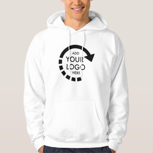 Aangepaste Logo Business Company Personeel Hoodie (Voorkant)
