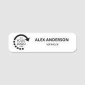 Aangepaste Logo Business Company Personeel Naamplaatje (Voorkant)