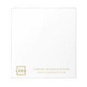Aangepaste Logo Business Company Promotion Cadeaus Notitieblok (Voorkant)