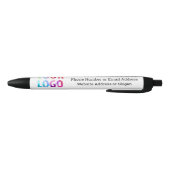 Aangepaste Logo Business Company Promotion Cadeaus Zwarte Inkt Pen (Bodem)