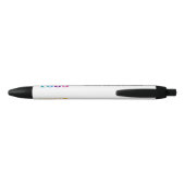 Aangepaste Logo Business Company Promotion Cadeaus Zwarte Inkt Pen (Achterkant)
