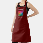 Aangepaste Logo Business Company Trendy Sjabloon Schort (Insitu)