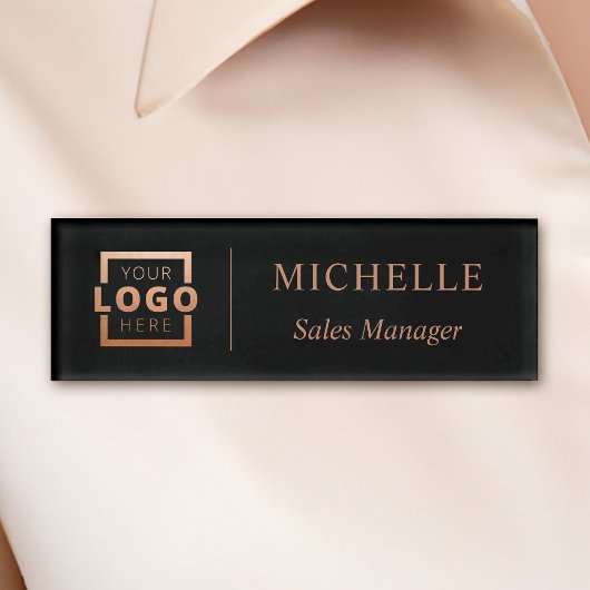 Aangepaste Logo Business Employee Personeel Naam B Naambadge