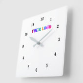 Aangepaste Logo Business Kantoor Aangepaste promot Vierkante Klok (Hoek)